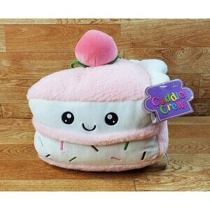 Cuddle Crew Strawberry Cake Peach on the Top 9" Plush NWT